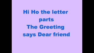 Friendly letter / Informal letter song