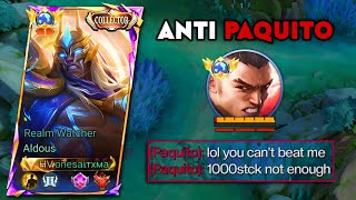 THIS META BUFFED PAQUITO UNDERESTIMATED ALDOUS IN EXPLANE SOLO RANKED🔥 | TRASHTALKER GOT COOKED💀