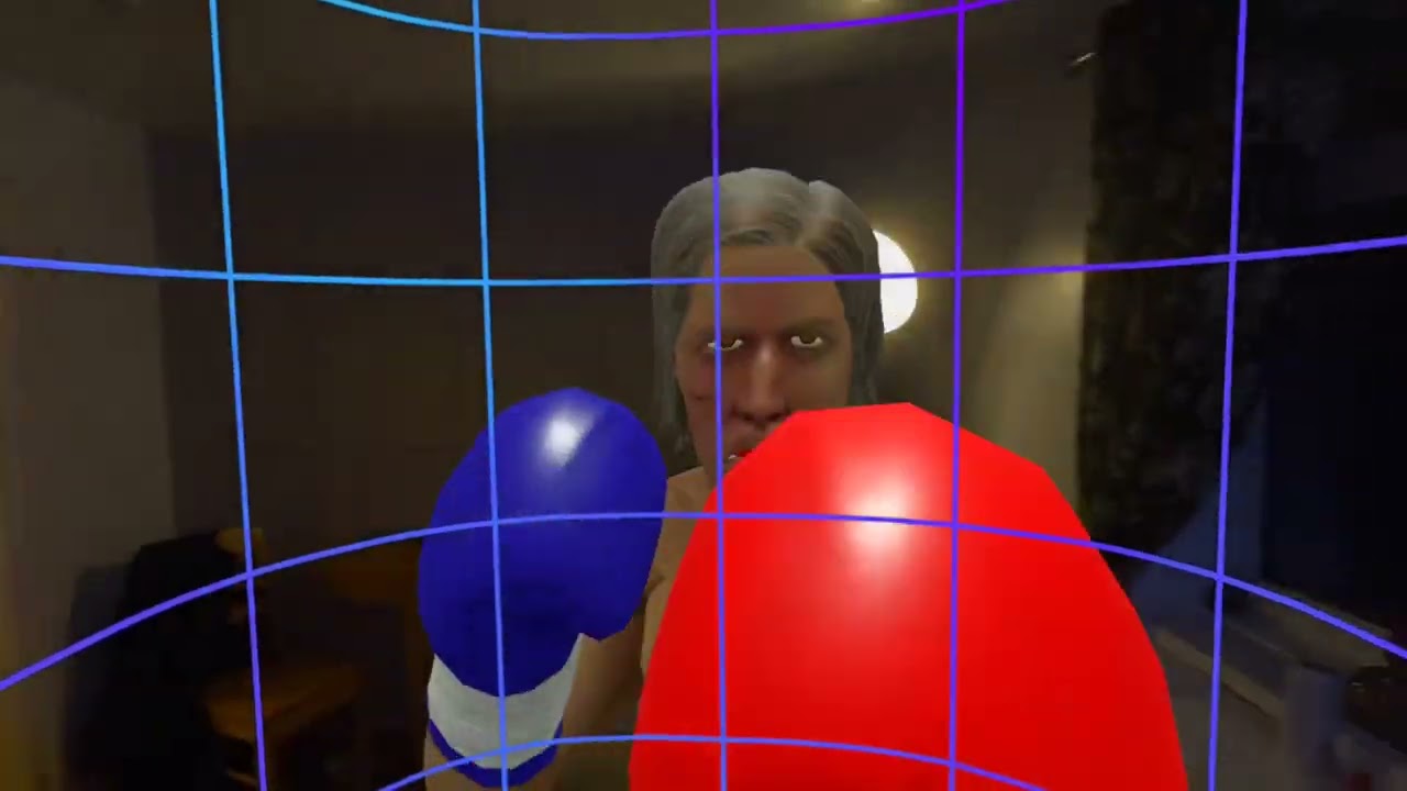 VR boxing, thrill of the fight. 