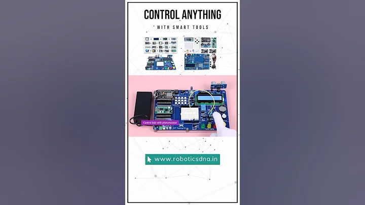 Control anything, anywhere with Roboticsdna tools.#roboticsdna #electronics #components #techonology