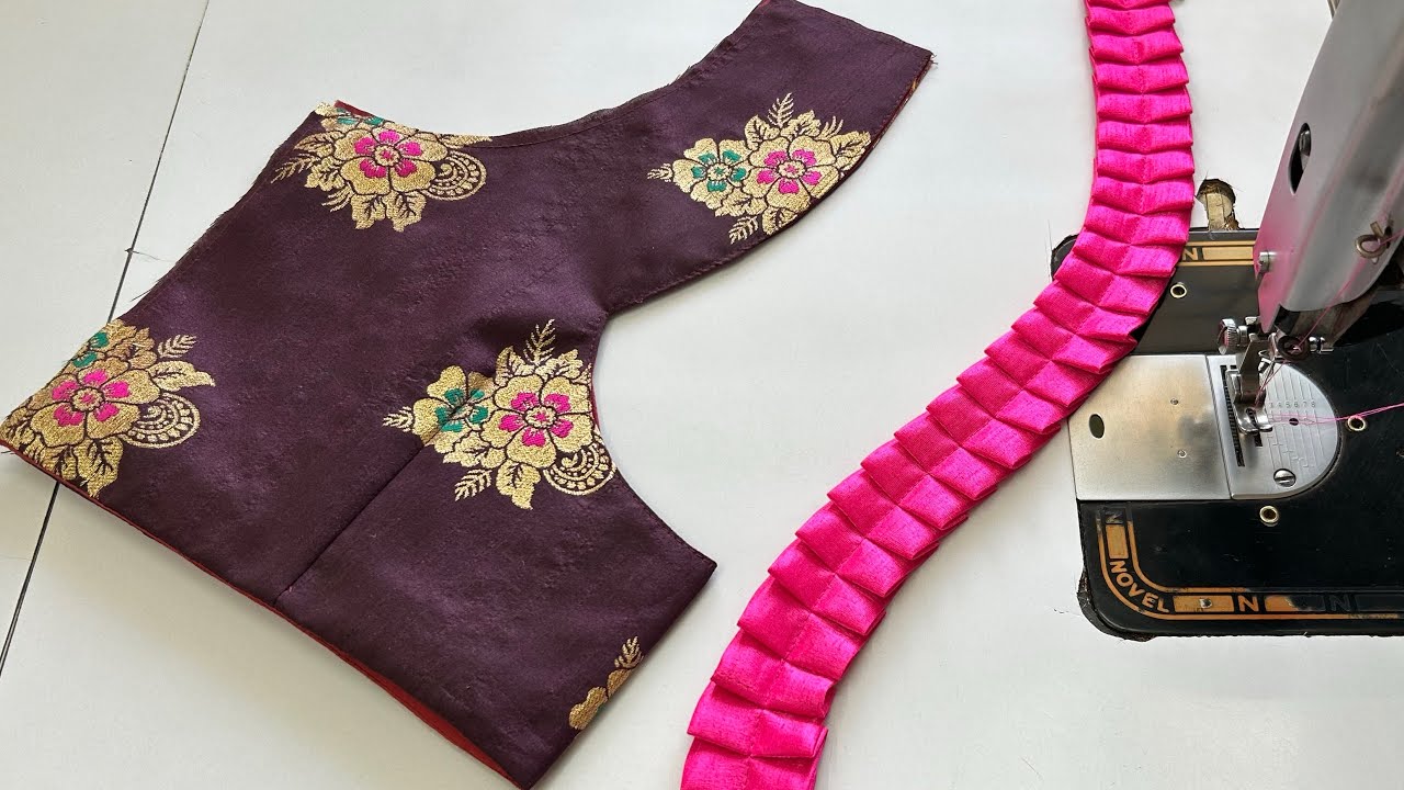 Modern Blouse Design Back | Blouse Back Designs | Cutting And Stitching Back Neck Blouse Design