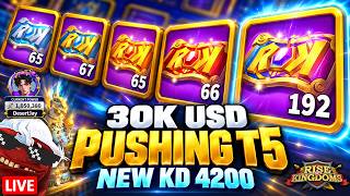 30K USD - PUSHING T5  🔴 LIVE! - New KD 4200