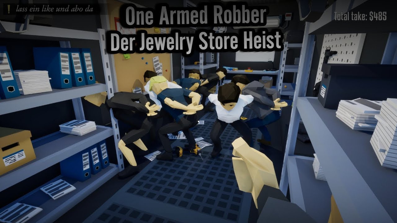 One armed robber Der Jewerly Store Heist - YouTube