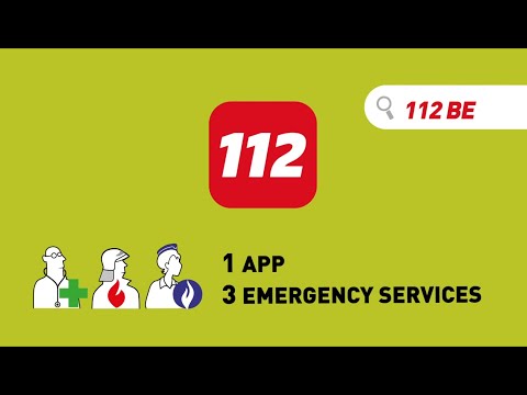 App 112 BE: infographic