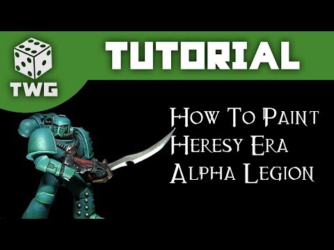 Games Workshop Tutorial: Come dipingere Horus Era Alpha Legion