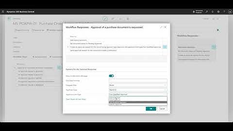 Approvals with Approver Chain and First Qualified Approver Setup in Business Central