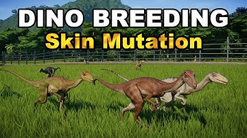 Dinosaur Breeding: Shiny Skin Mutations! - JWE Modding