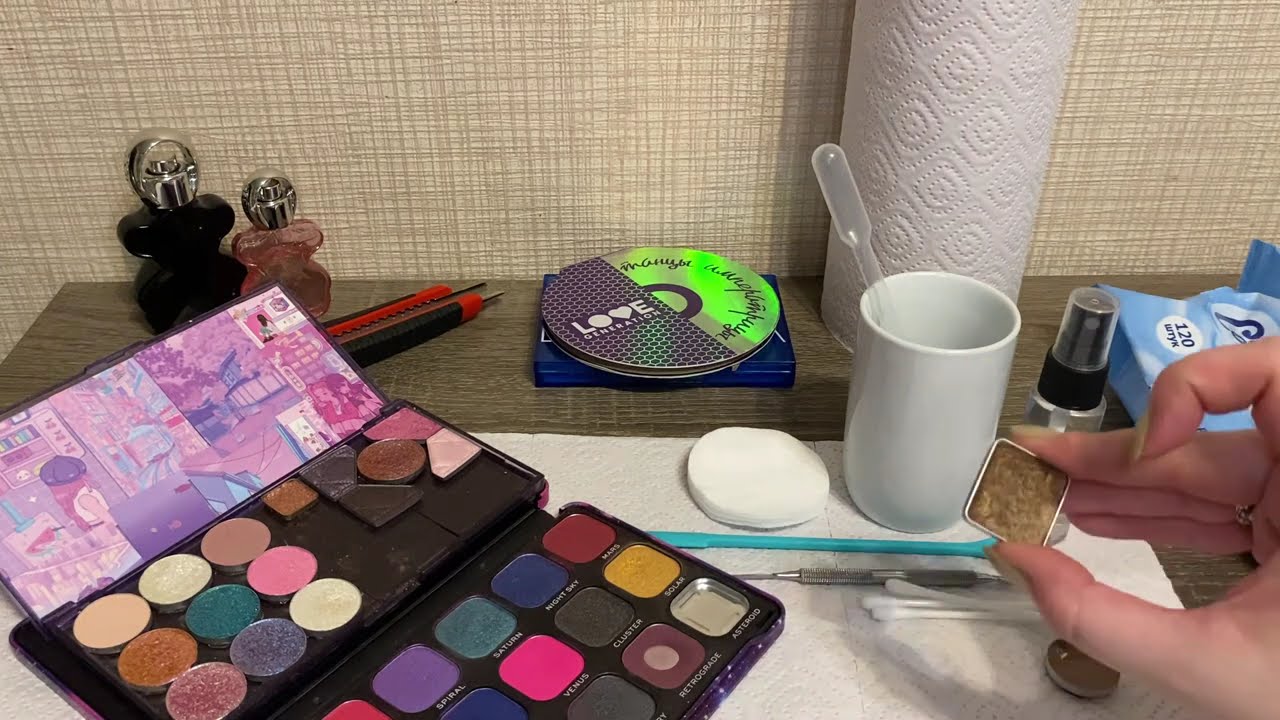 Перепрессовываем тени, разрезаем палетку! 😱 Косметические оч.умелые ручки