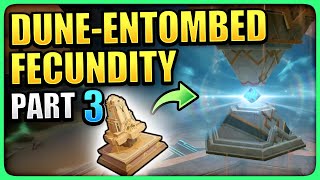 Dune-Entombed Fecundity Part 3 - The Dirge of Bilqis World Quest Khaj-Nisut Location Genshin Impact