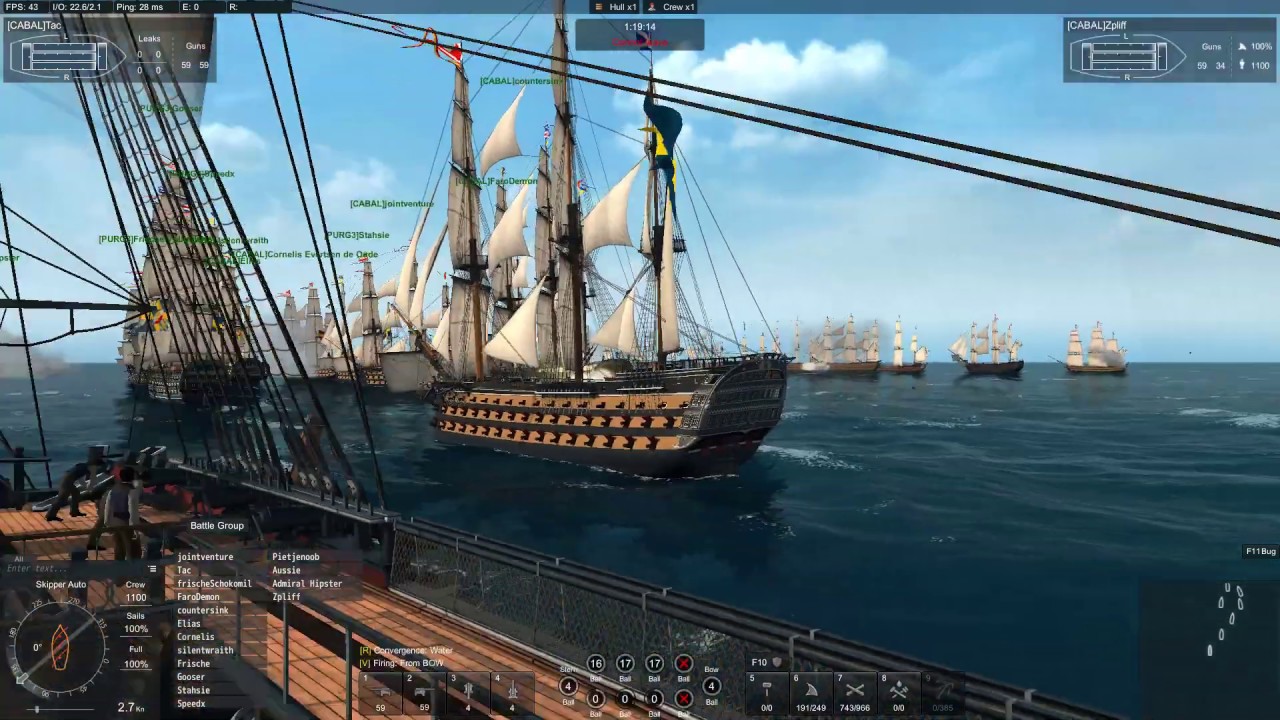 Navasse Naval Action-PvP-Large Battle at La Navasse-Swedes v Prussian/Russian ...