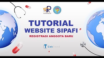 Tuorial Website SIPAFI  (REGISTRASI ANGGOTA BARU)