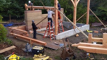 Timber frame timelapse