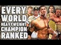 Every WWE World Heavyweight Champion Ranked From WORST To BEST