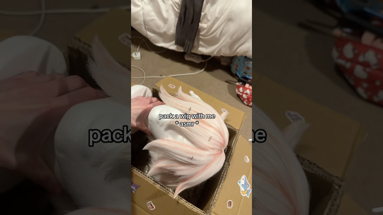 did you find this satisfying? #cosplay #wigstyling #wigcommision #wigtutorial #cosplaytips