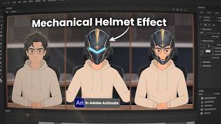 How to Make Iron Man Mechanical Helmet in Adobe Animate | 2D Animation Tutorial | @Toon_Mentor