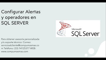 Alertas y operadores en  SQL SERVER