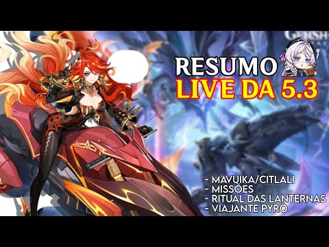 Citalai Ritual RESUMO da Versão 5.3 de Genshin Impact🏍️🔥 - Ritual das Lanternas ...