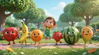 Details 🍎🍌 Fruit Parade Song for Kids | Learn Fruits Names with Fun & Music | Fruits for Kids Guide