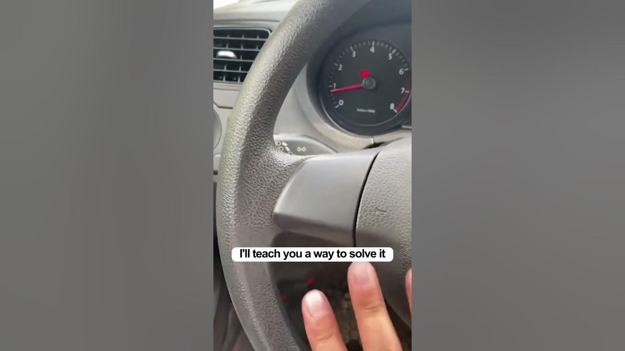 What is the reason for the steering wheel shaking when rubbing the