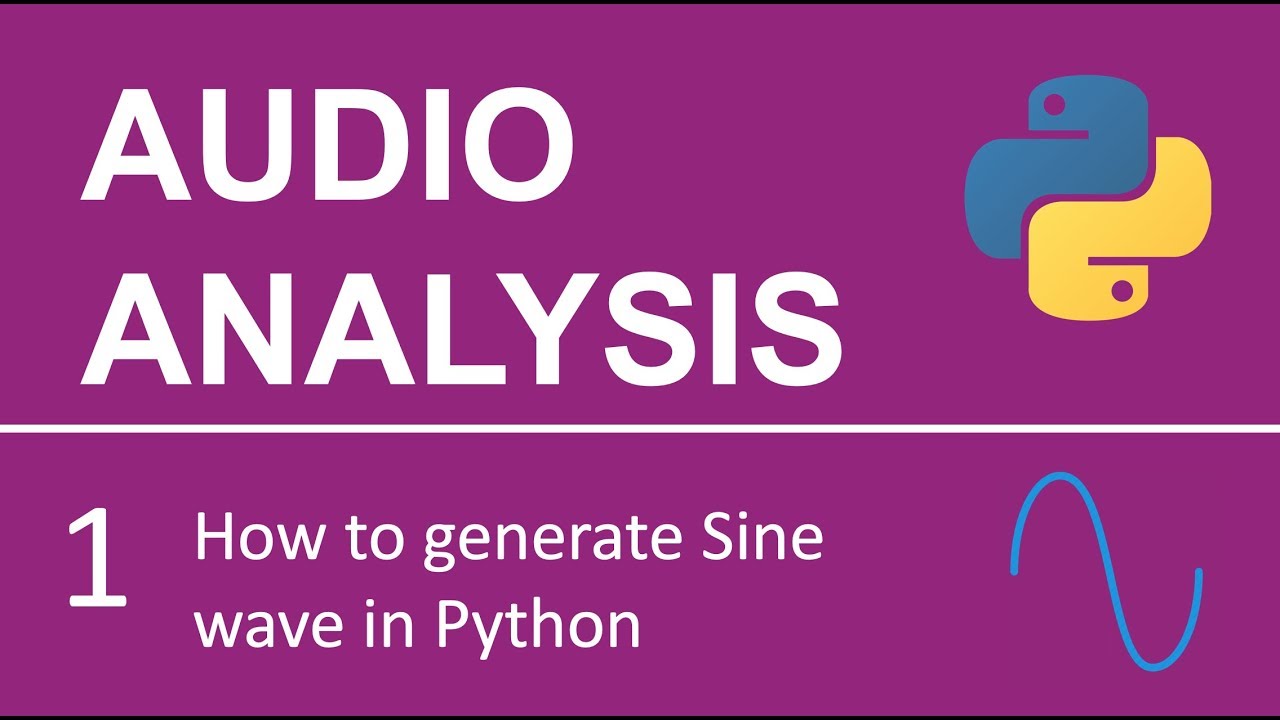 Python Generate Sine Wave