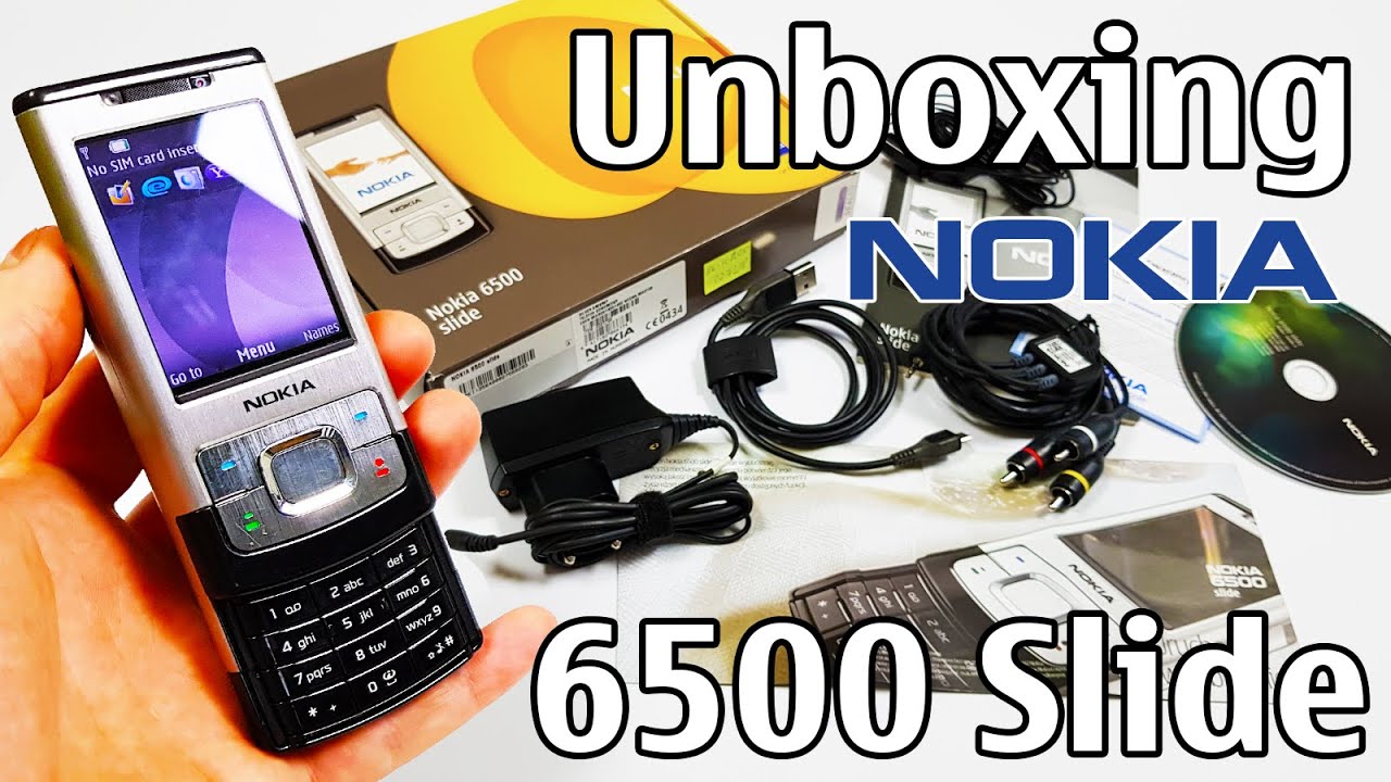 Update New Nokia 6500 Slide Silver Unboxing 4K with all original accessories RM-240 review