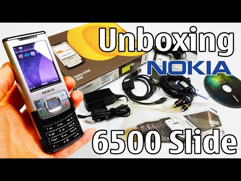 Nokia 6500 Slide Silver Unboxing 4K with all original accessories RM-240 review