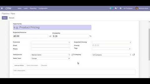 CRM Leads & Opportunity Custom Checklist Odoo