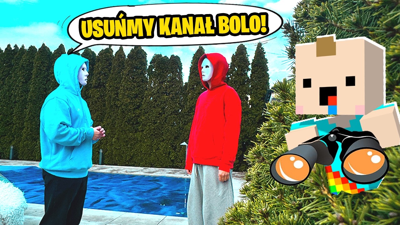 SZPIEGUJE OLKA I LEONA ( CHCĄ MI USUNĄĆ KANAŁ!)