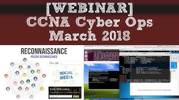[WEBINAR] CCNA Cyber Ops Webinar - March 2018