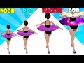 NOOB vs PRO vs HACKER vs GOD - Ballerina 3D