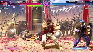 Practicing Ryu's Combos VS Match - SF6 Highlight