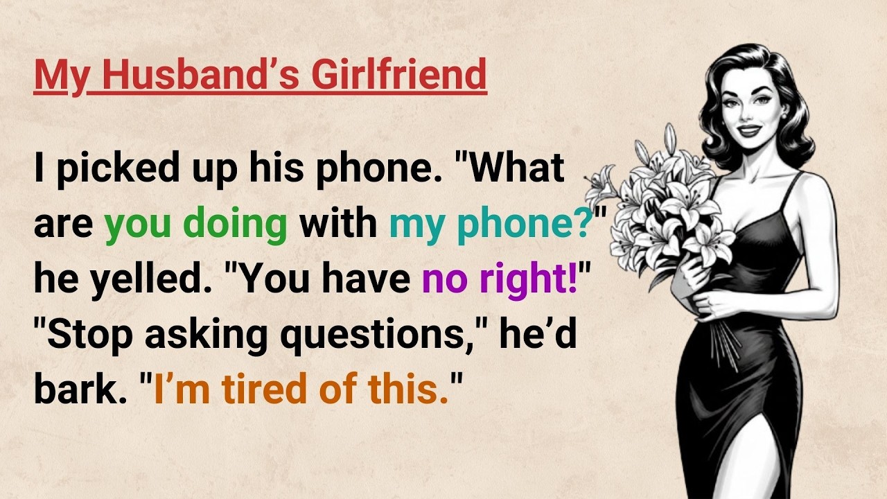 Learn English with Stories ⭐ My Husband's Girlfriend | Level3 English Listening & Speaking Practice