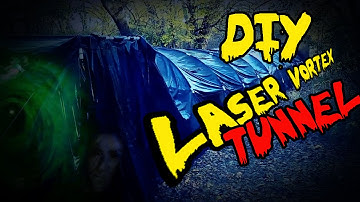 How to Build a Haunted Laser Vortex Tunnel – DIY, Homemade Halloween Decorations & Props