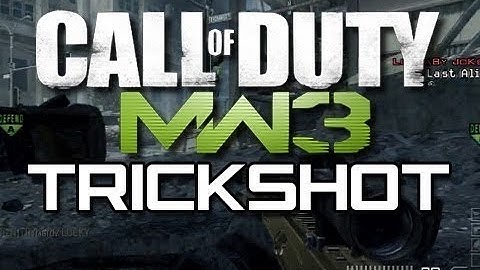 MW3 trickshot on terminal search and destroy
