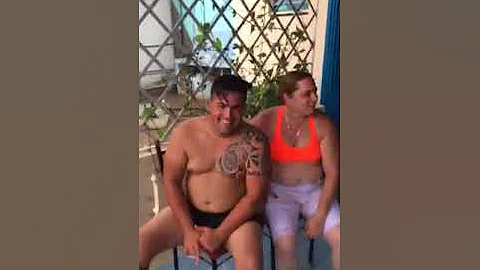 El cumpleaos de mi papa con sus hijos y nietos