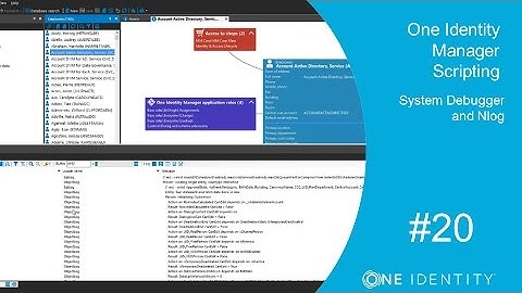 One Identity Manager | Scripting #20 | System Debugger and Nlog