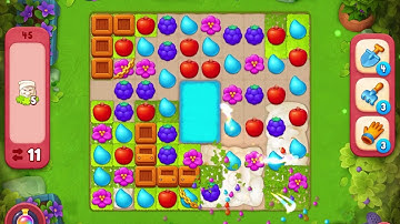 Gardenscapes Level 45 [No Boosters]