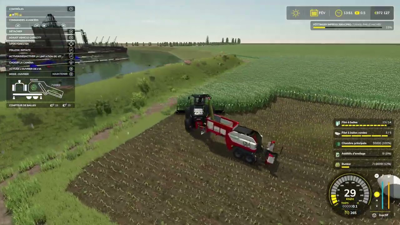 FS 25 : Balles de paille hachée