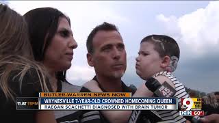 Ohio high school honors 7-year-old girl with cancer as homecoming queen