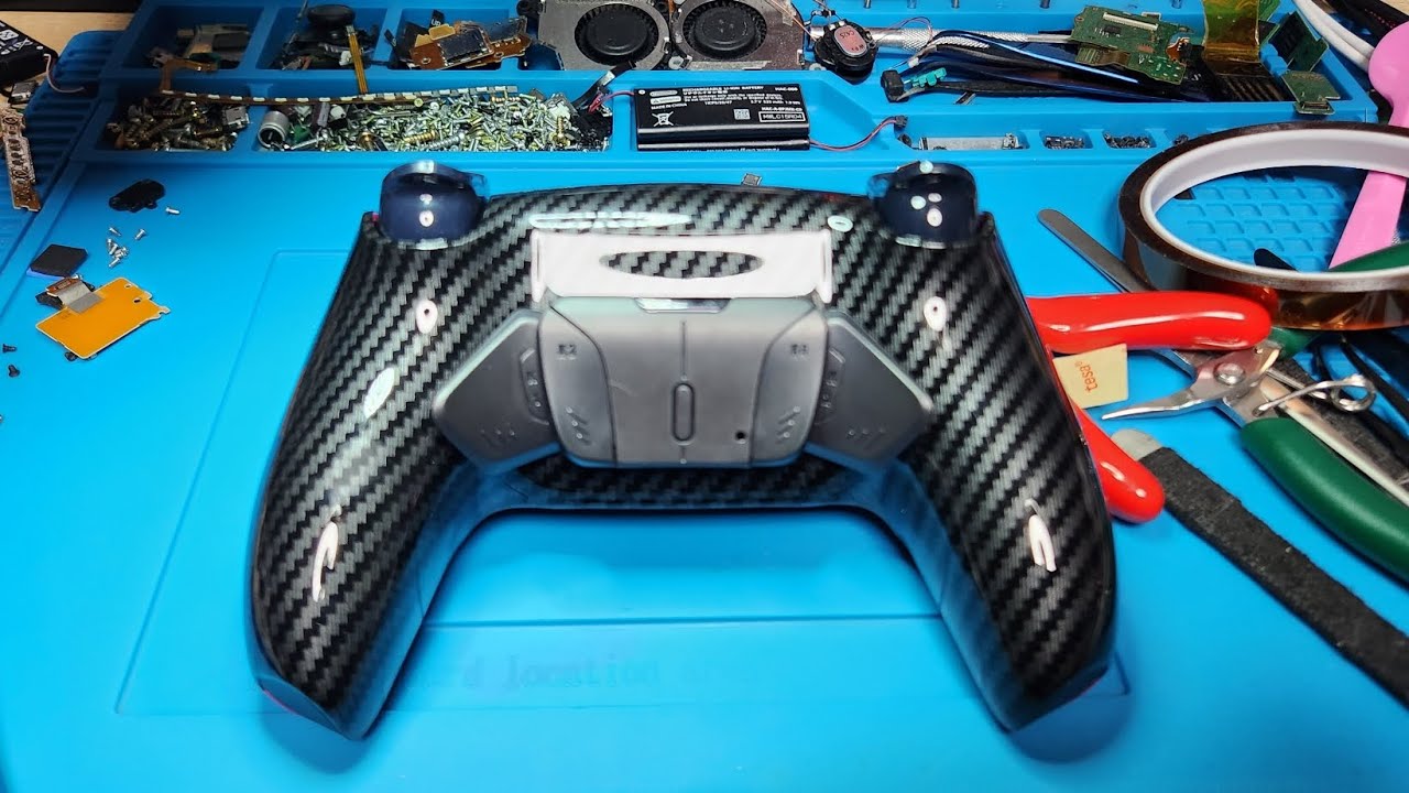 듀얼센스 쏠림수리 4버튼식 백버튼 개조 dualsense drift repair back button mod YouTube