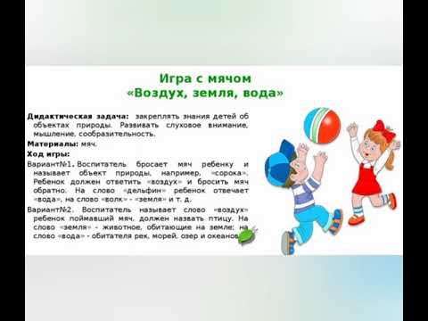 «Подвижные игры с мячом»