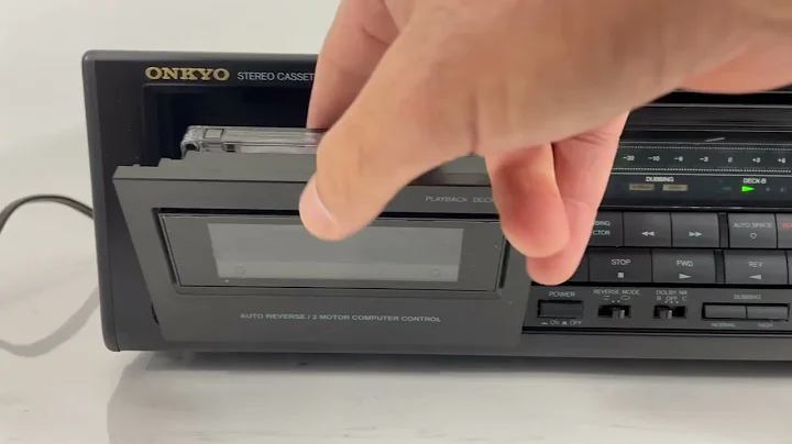 Onkyo TA-RW303 Dual Double Stereo Cassette Tape Deck Auto Reverse Dolby