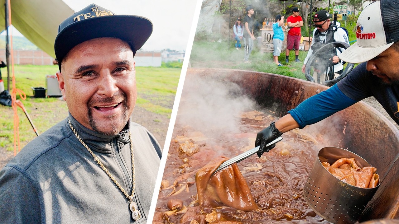 Él es El Único en Cocinar 2 TONELADAS de Carnitas 🔥