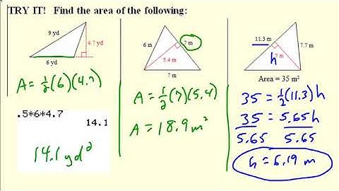 Geometry - 9.1 Parallelograms and Triangles