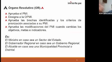 FORMULACION Y EVALUACION DE PROYECTOS DE INVERSION PUBLICA - INVIERTE PE