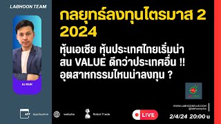 หุ้นเอเชีย หุ้นประเทศไทยเริ่มน่าสน value ดีกว่าประเทศอื่น !!อุตสาหกรรมไหนน่าลงทุน ?