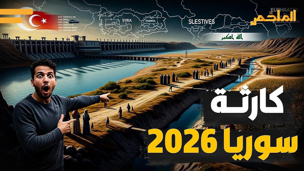 الفرات يختفي   هل بدأت علامات الساعة أم أنها مواجهات مياه سرية تخنق سوريا؟