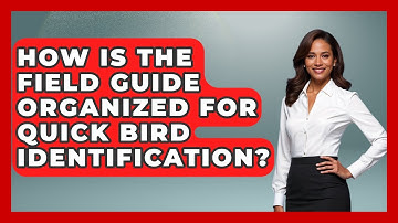 How Is The Field Guide Organized For Quick Bird Identification? - Bird Watching Diaries
