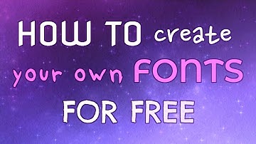 How To Create Your Own Fonts For Free (using calligraphr)