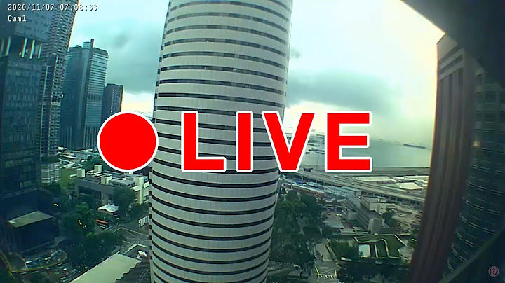 【LIVE CAMERA】Downtown Singapore Coastal View